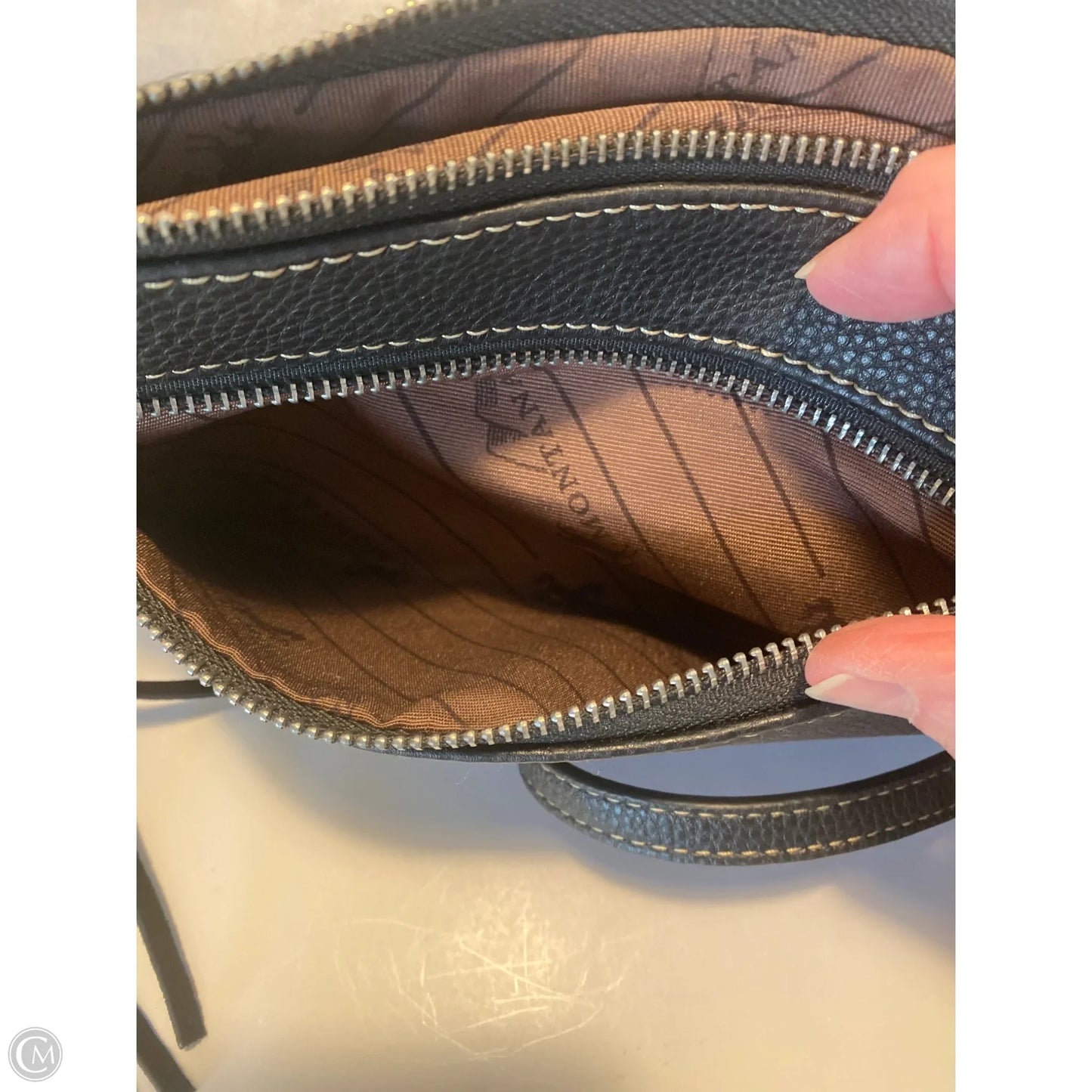 Crossbody Leather By Clothes Mentor, Size: Small