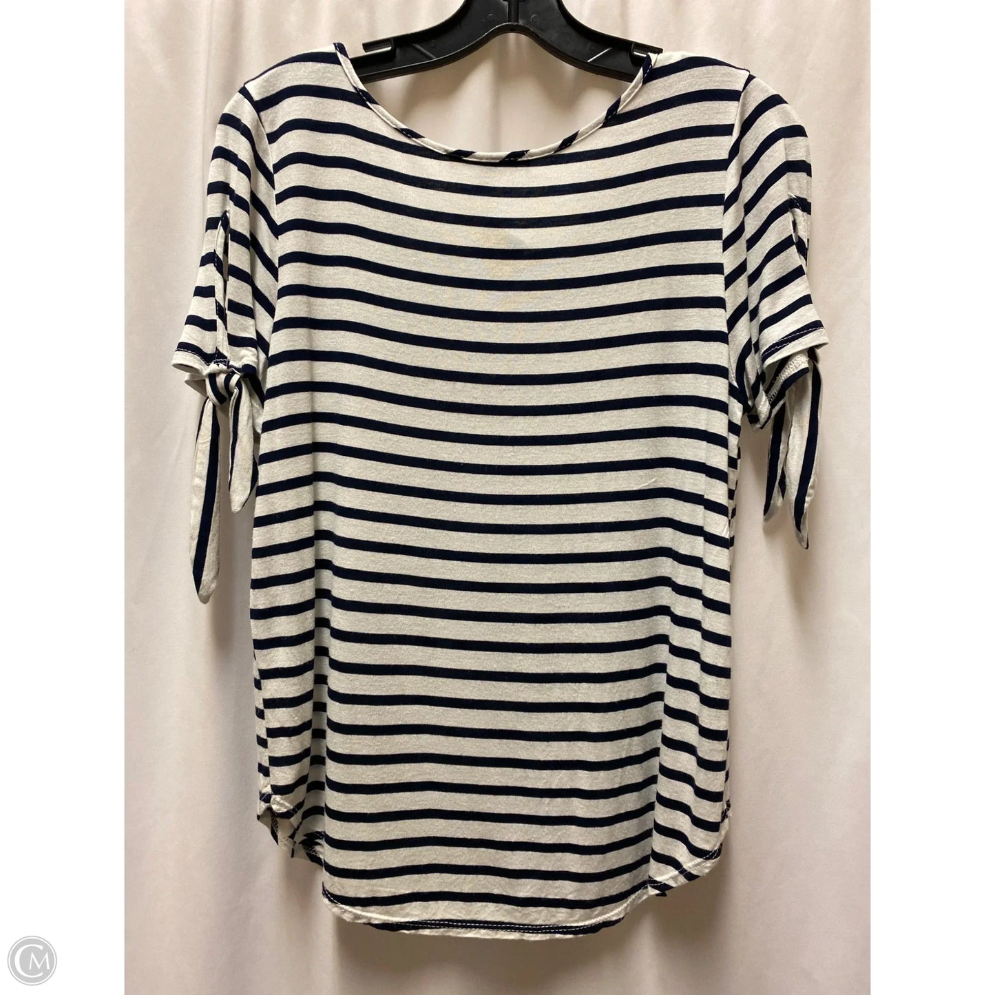 Top Short Sleeve By Green Envelope In Navy, Size: S