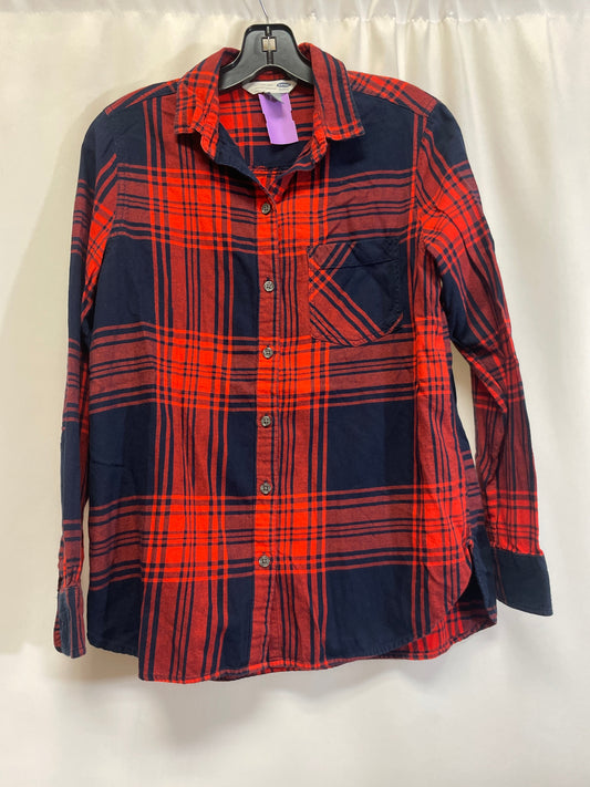 Blue & Red Top Long Sleeve Old Navy, Size S