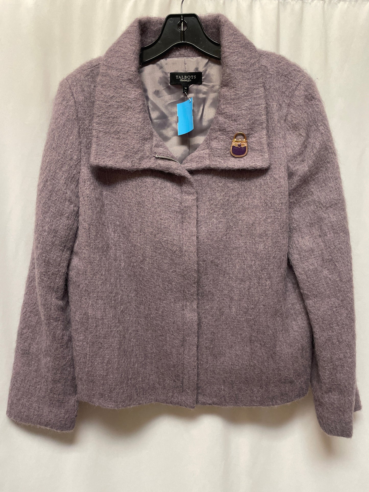 Jacket Other By Talbots In Purple, Size: L