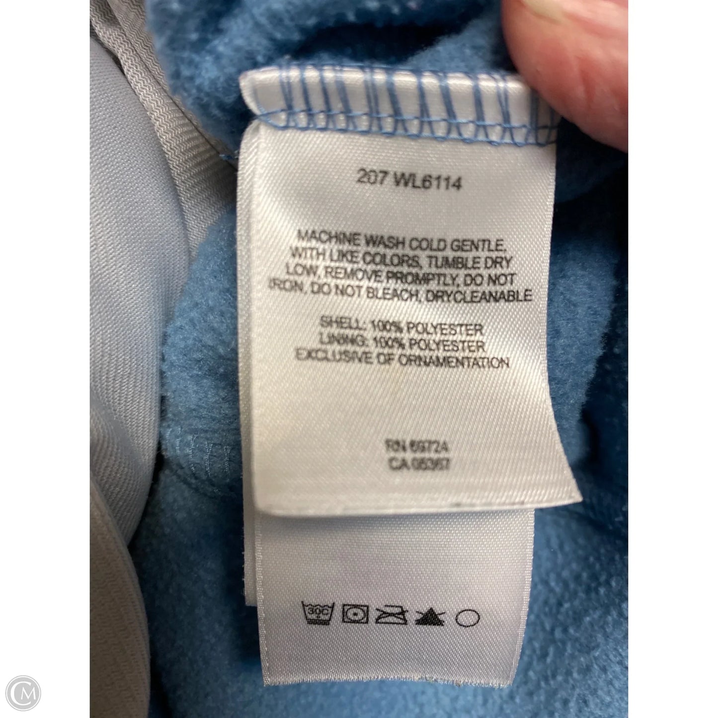 Jacket Fleece By Columbia In Blue, Size: M