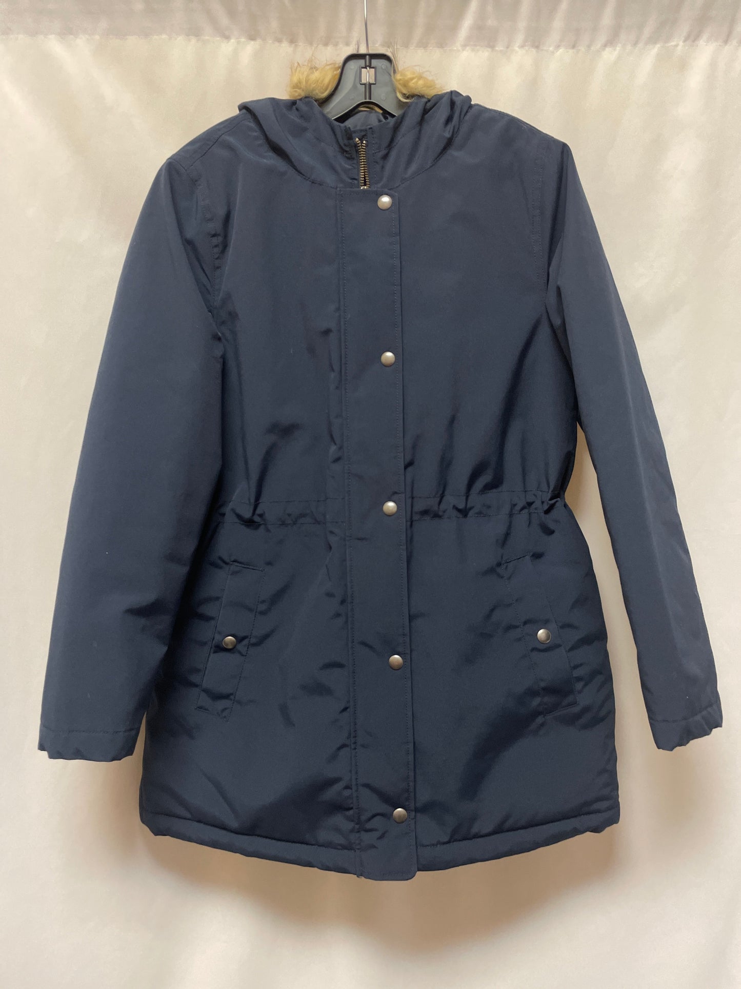 Coat Puffer & Quilted By J. Crew In Blue, Size: S