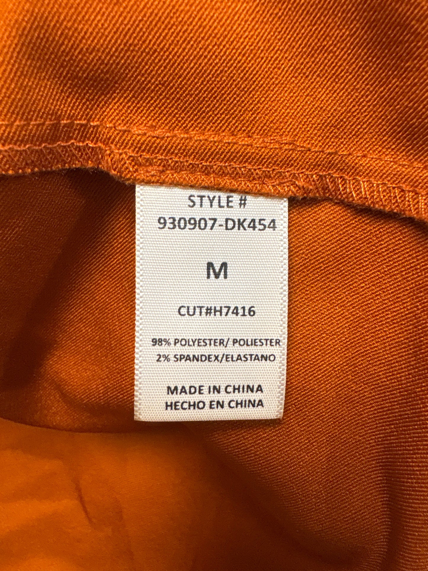 Blazer By Clothes Mentor In Orange, Size: M