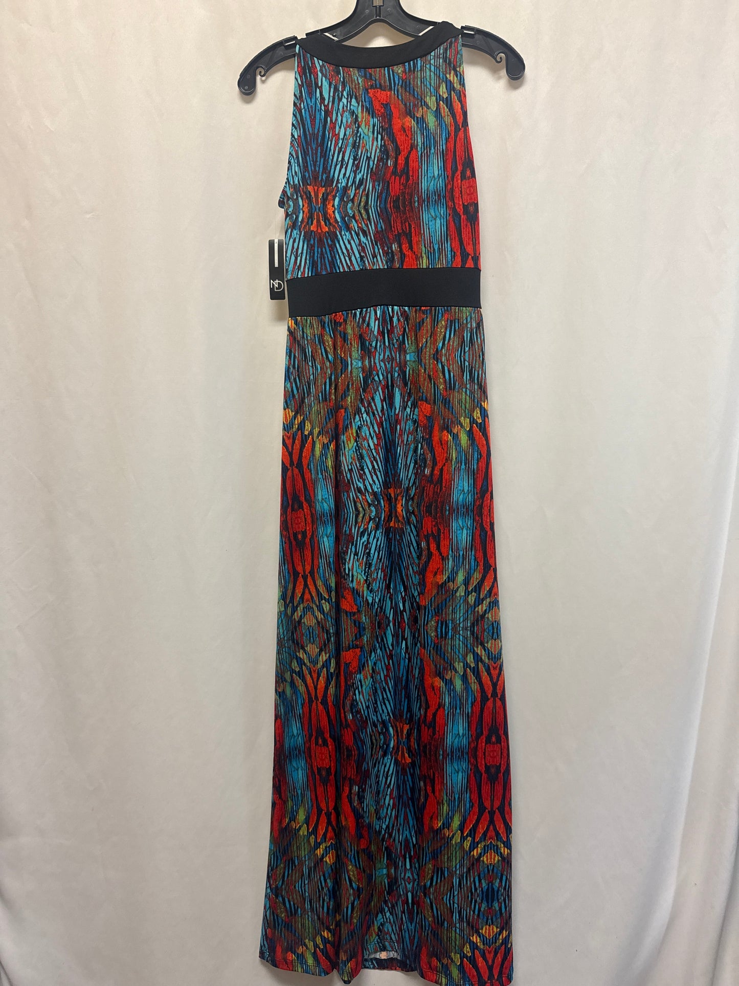 Dress Casual Maxi By New Directions In Blue & Red, Size: S