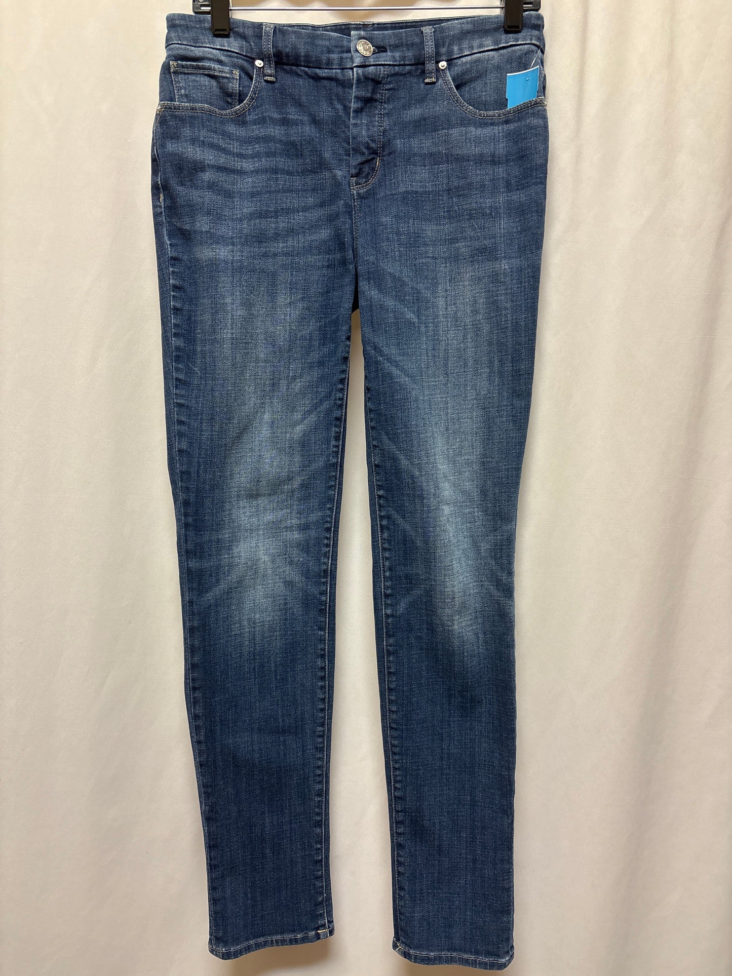 Jeans Skinny By Chicos In Blue Denim, Size: 4