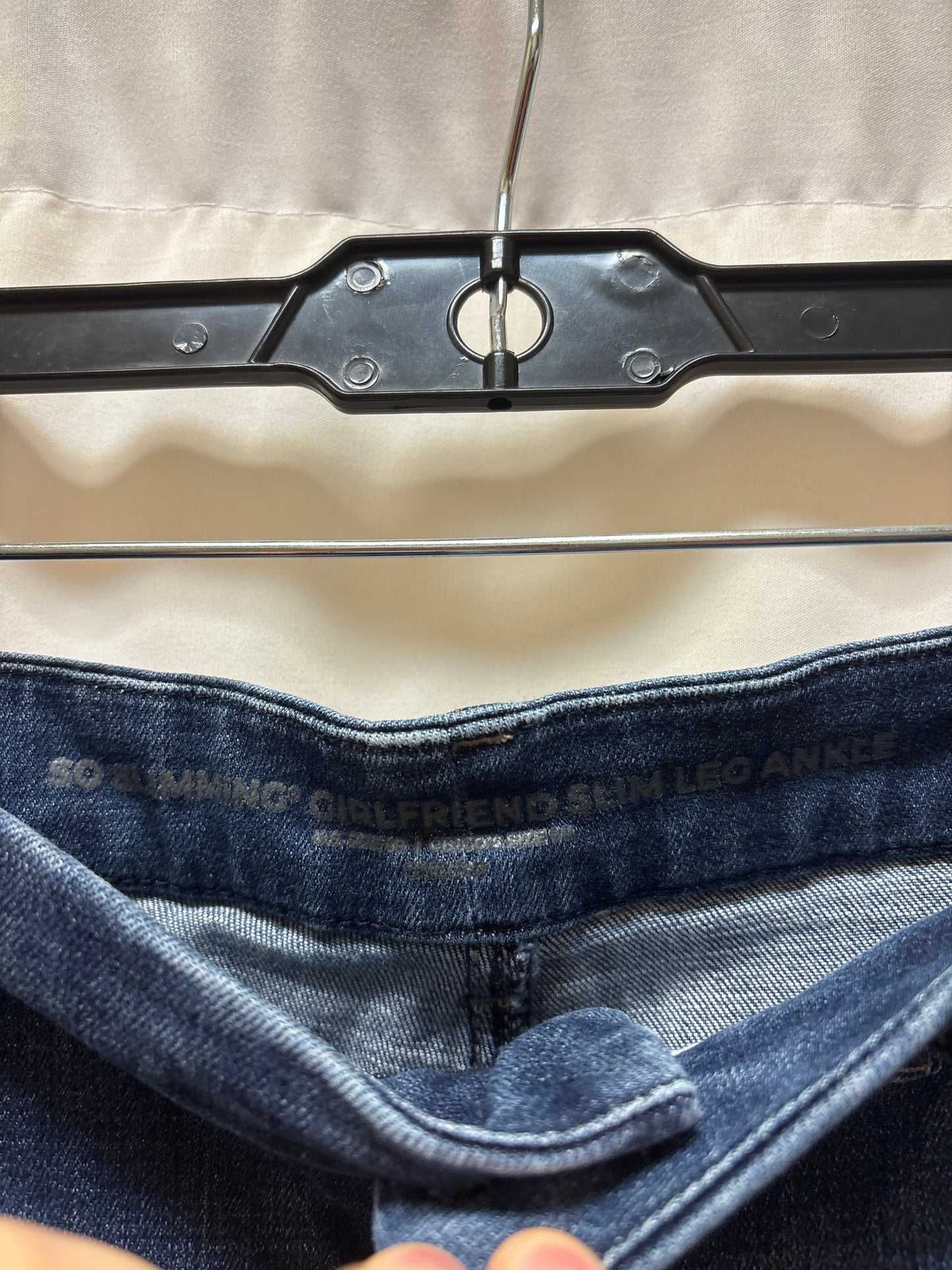 Jeans Skinny By Chicos In Blue Denim, Size: 4