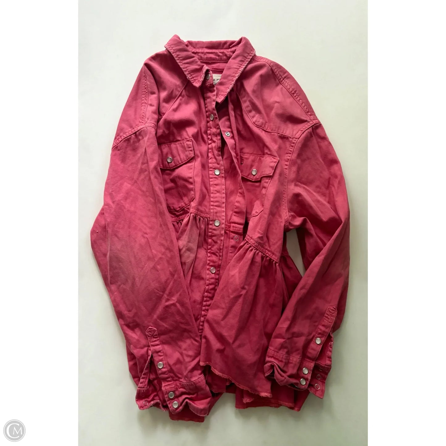 Jacket Moto By We The Free In Pink, Size: M