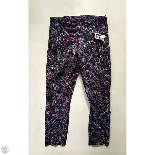 Athletic Leggings By Lululemon In Multi-colored, Size: M