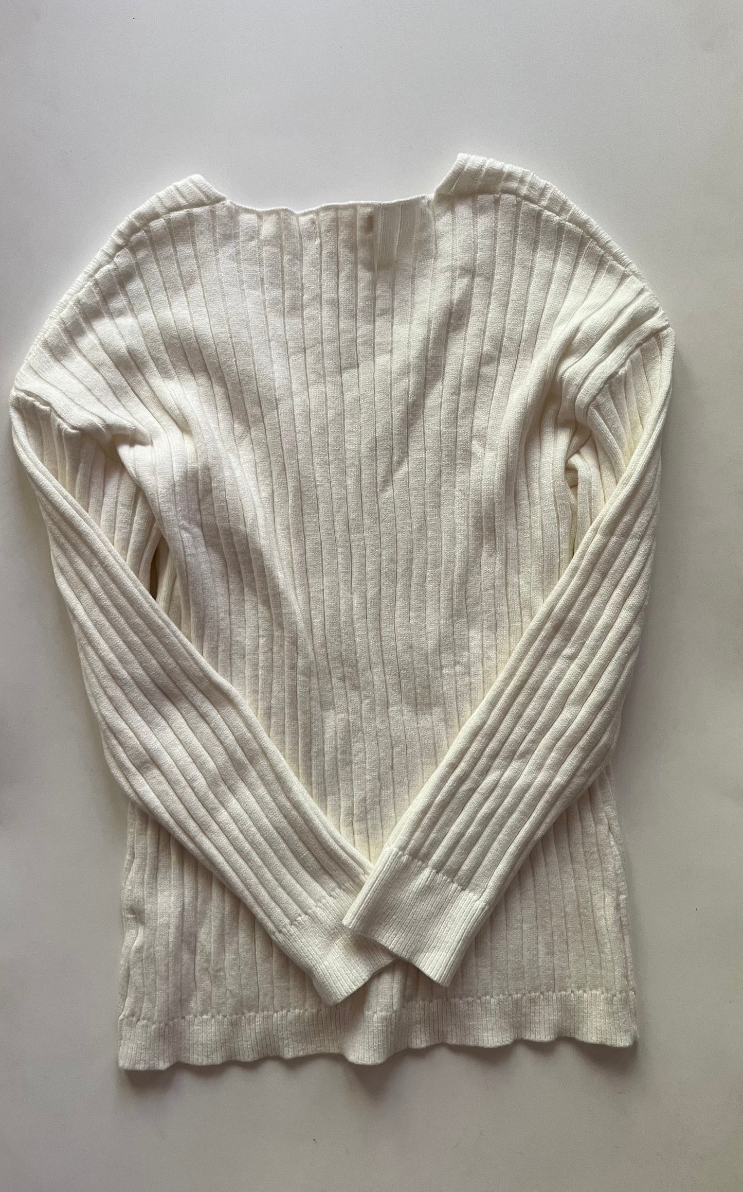 Sweater By Vine & Love  In Cream, Size: L