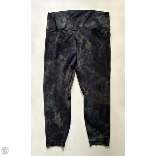 Athletic Leggings By Lululemon In Multi-colored, Size: Xl