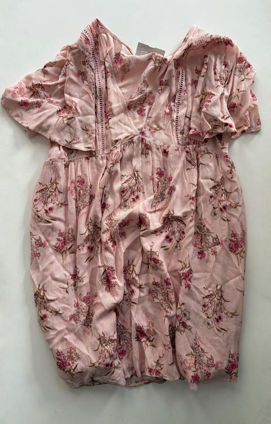Dress Casual Midi By Coco In Peach, Size: M
