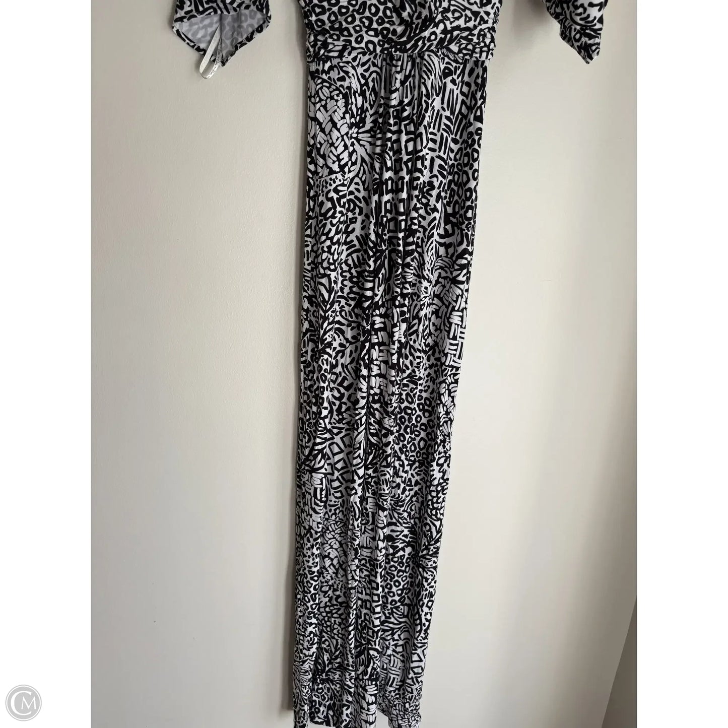Dress Casual Maxi By Lilly Pulitzer In Black & White, Size: Xxs