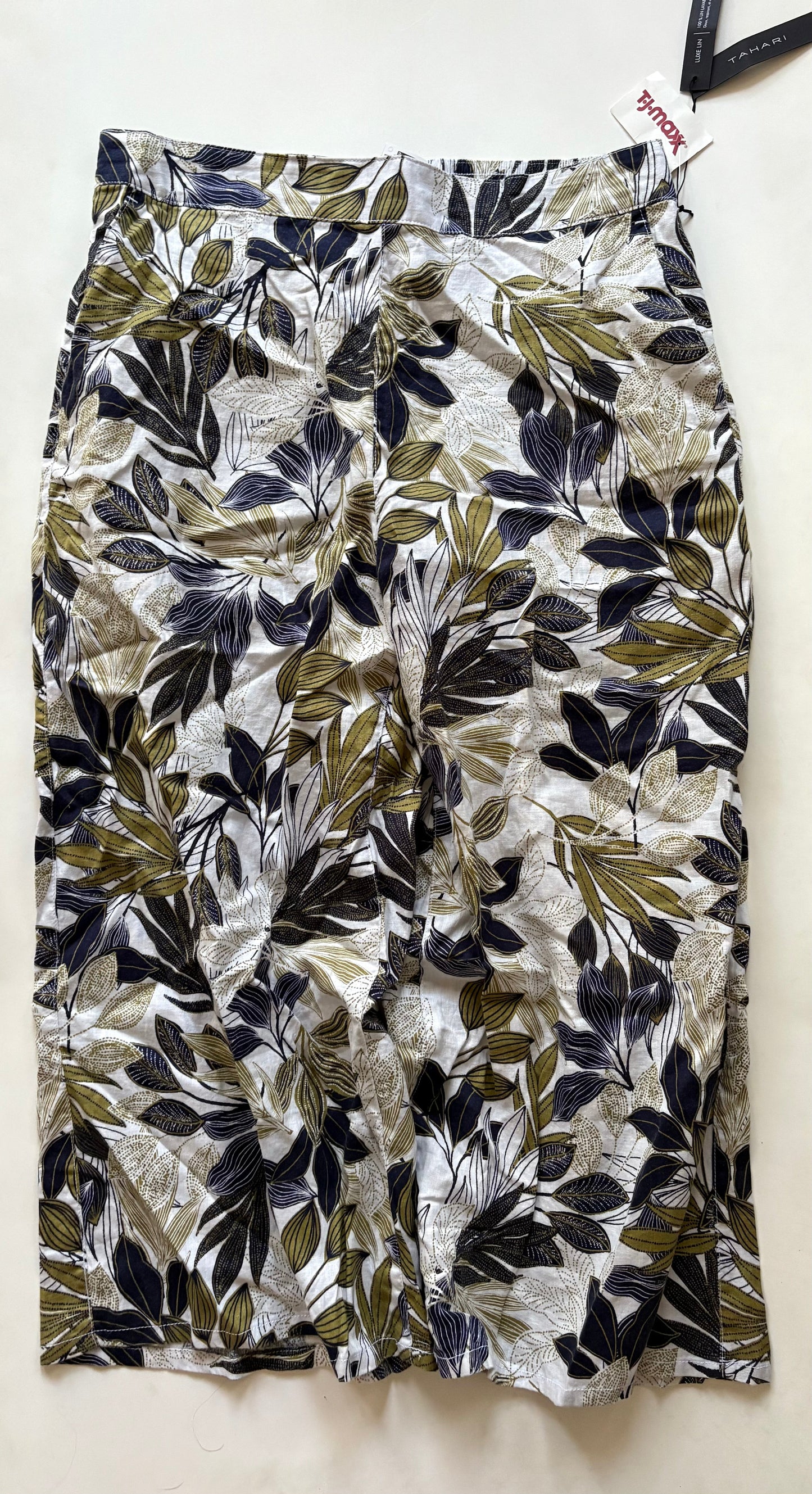 Pants Linen By T Tahari In Floral Print, Size: 16