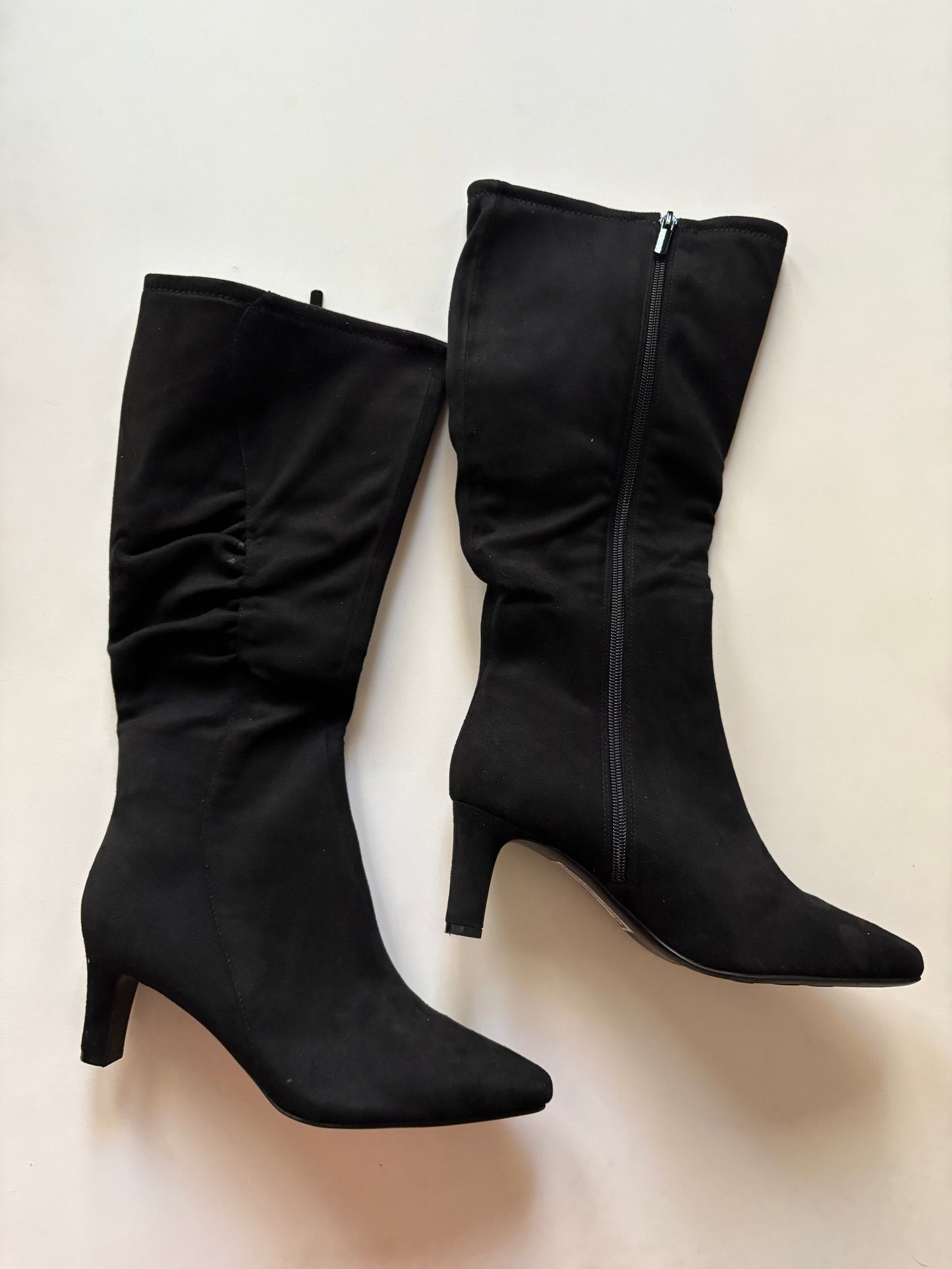 Boots Ankle Heels By East 5th In Black, Size: 9