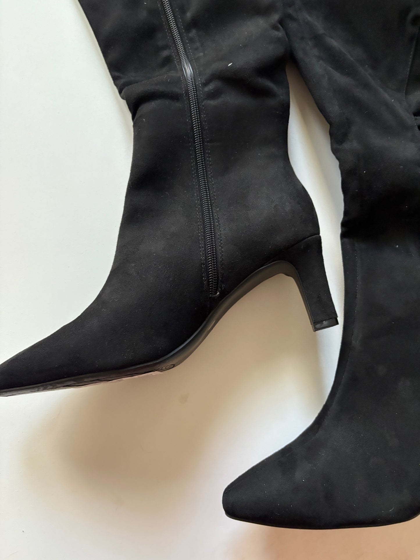 Boots Ankle Heels By East 5th In Black, Size: 9