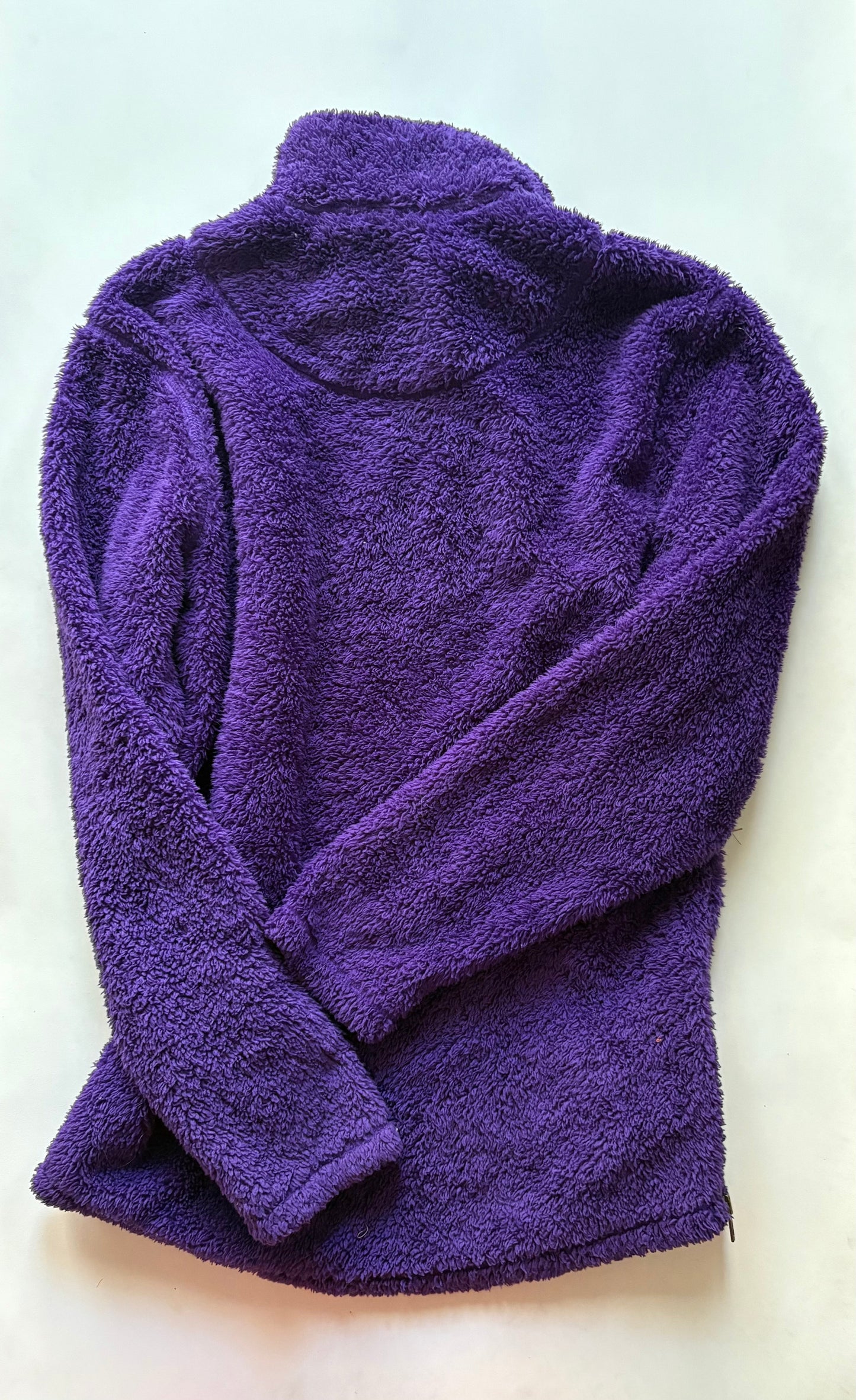 Jacket Faux Fur & Sherpa By Lauren Jeans Co In Purple, Size: M