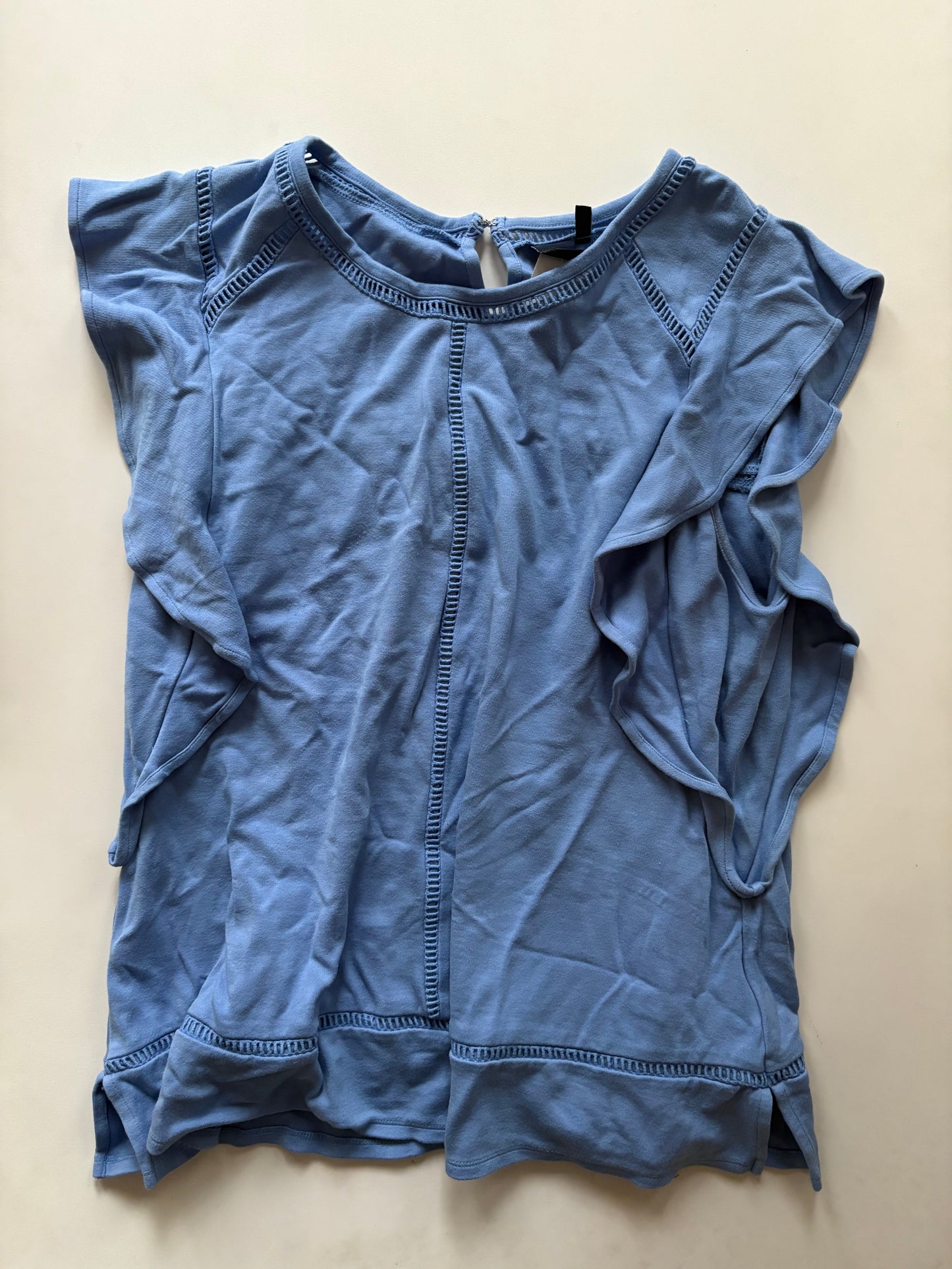 Top Sleeveless By Kaari Blue In Blue, Size: Xl
