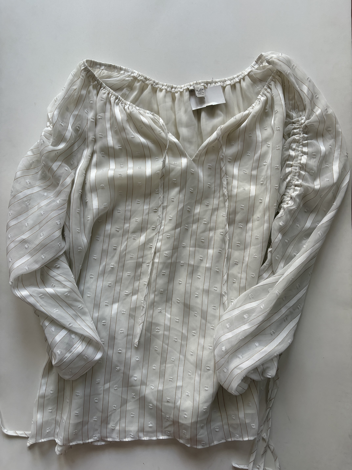 Blouse Long Sleeve By Cato  Size: 1x