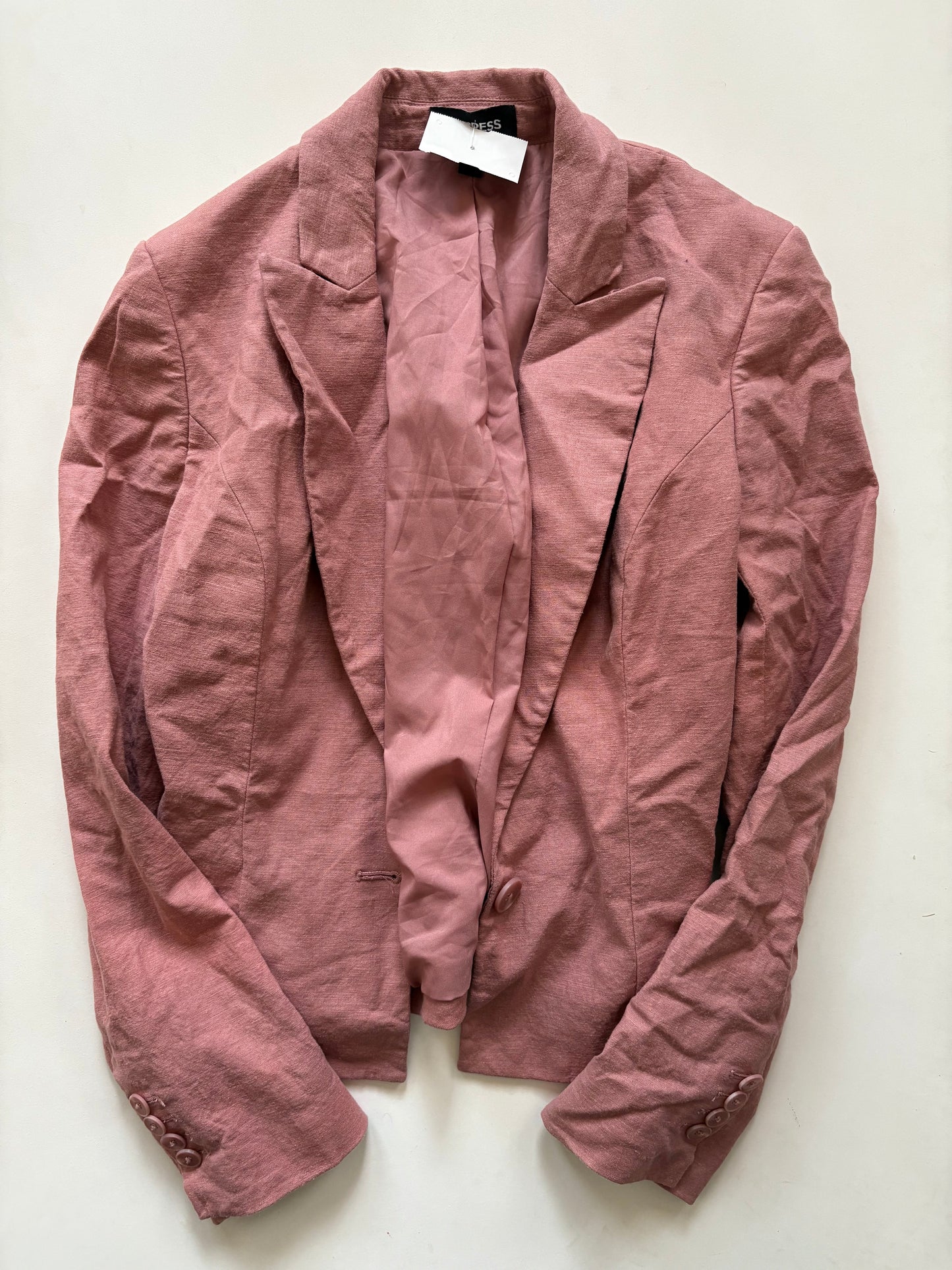 Blazer By Express In Pink, Size: S