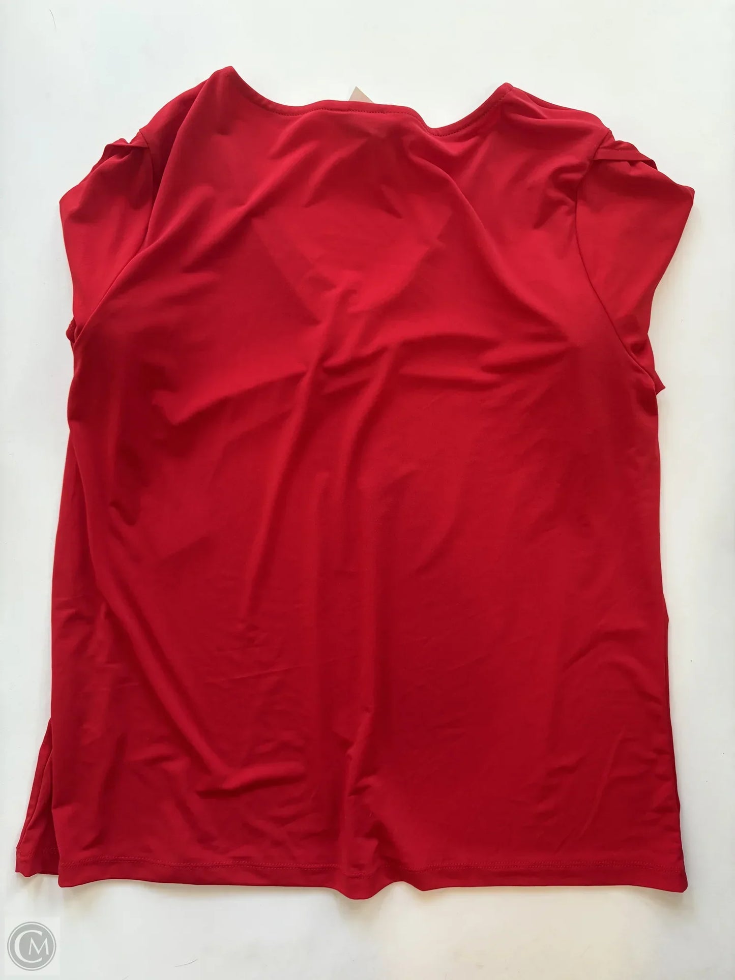 Blouse Short Sleeve By Liz Claiborne  Size: L
