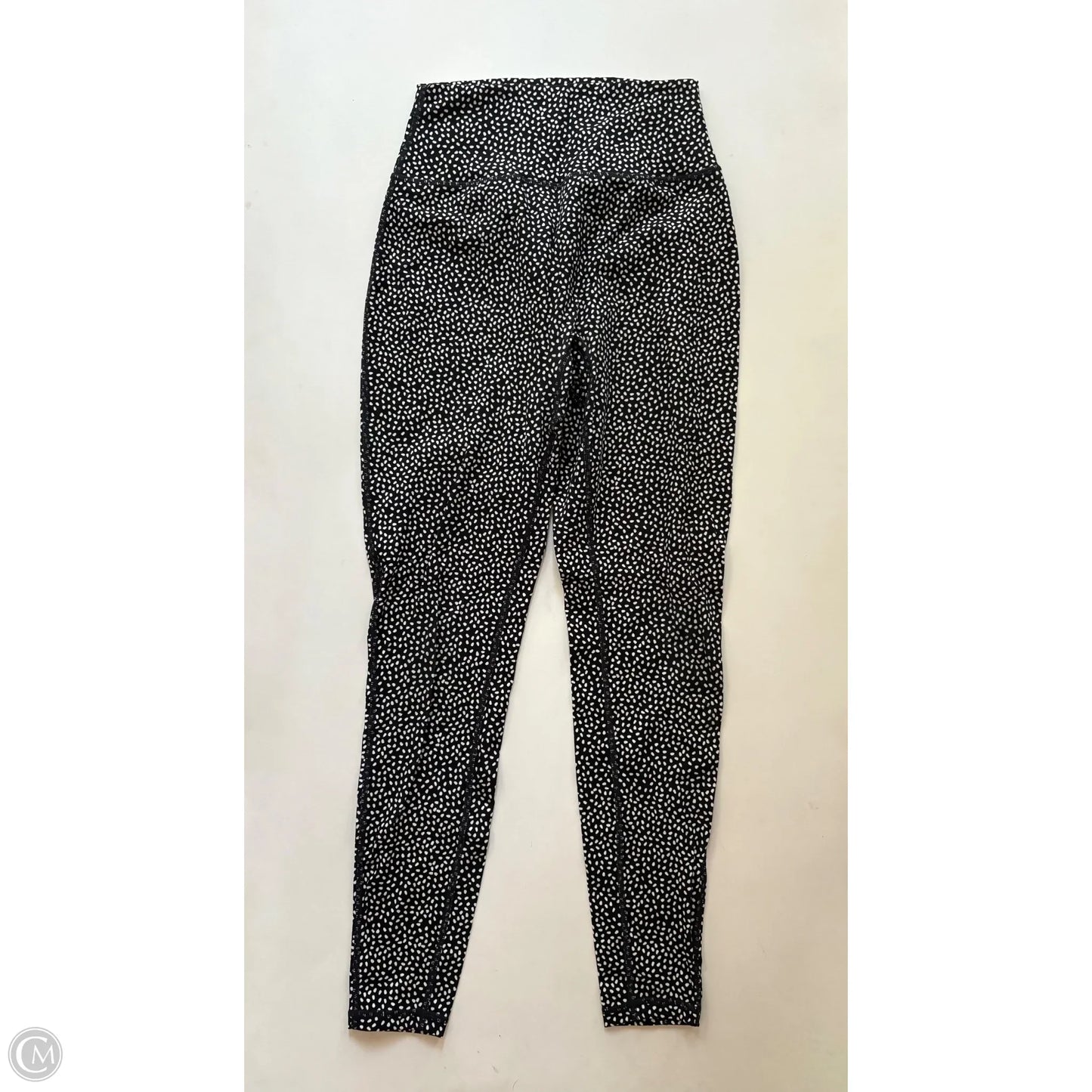 Athletic Leggings By Buff Bunny In Polkadot Pattern, Size: M