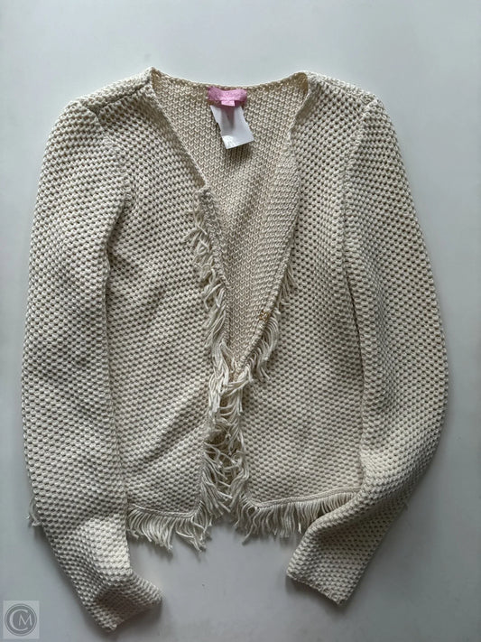 Sweater Cardigan By Lilly Pulitzer In Cream, Size: Xs
