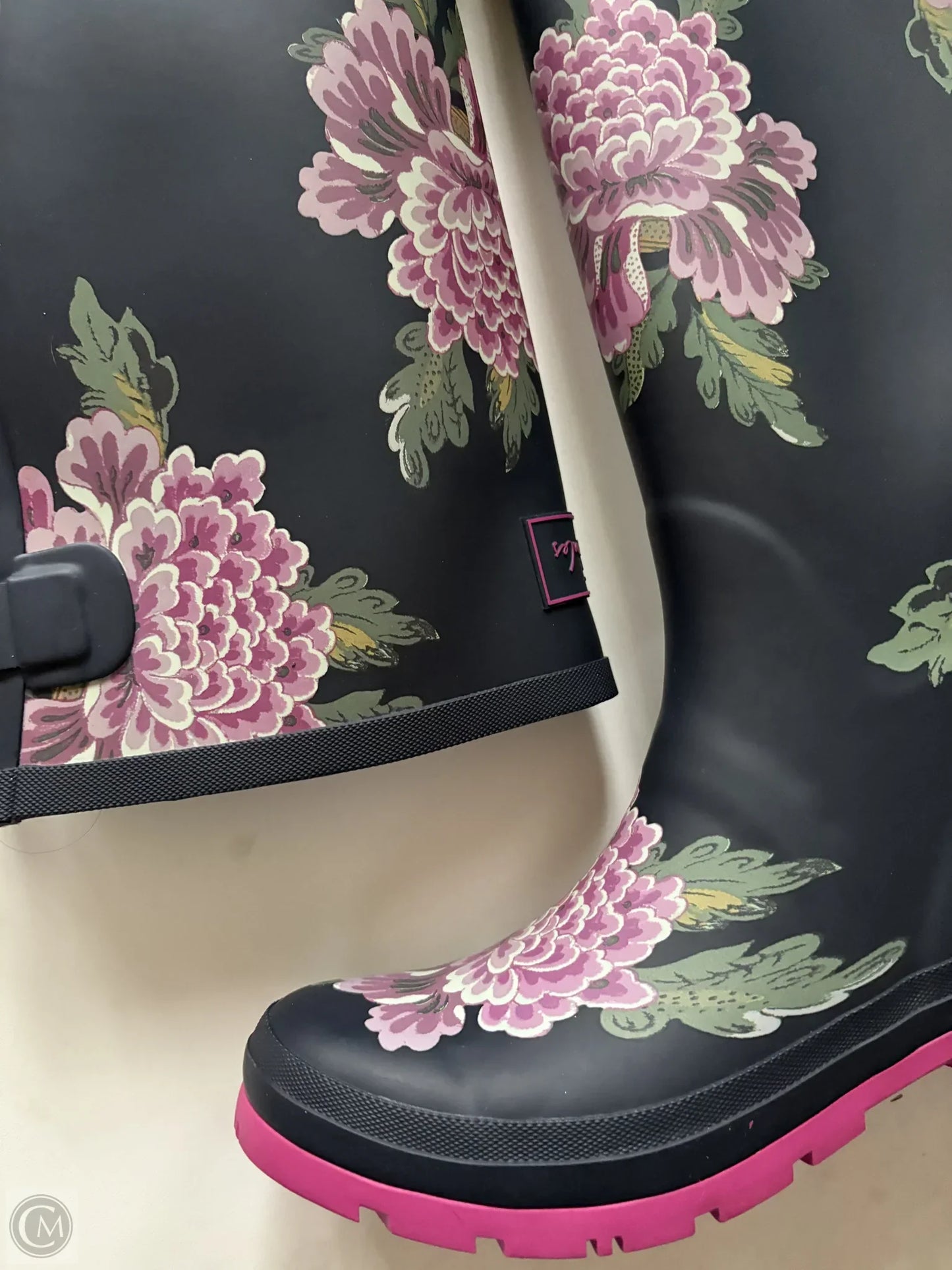 Boots Rain By Joules In Floral Print, Size: 9