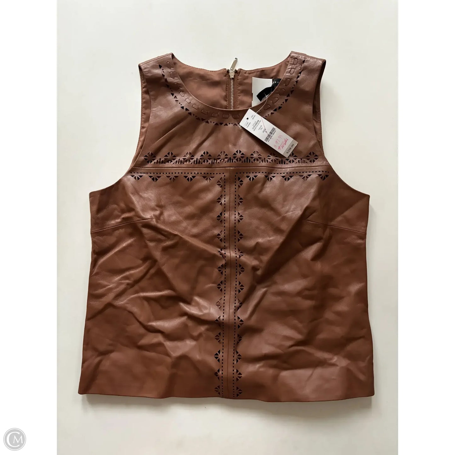 Top Sleeveless By White House Black Market In Brown, Size: S