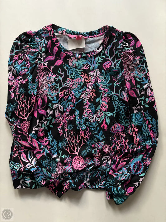 Top Long Sleeve Designer By Lilly Pulitzer In Multi-colored, Size: Xs