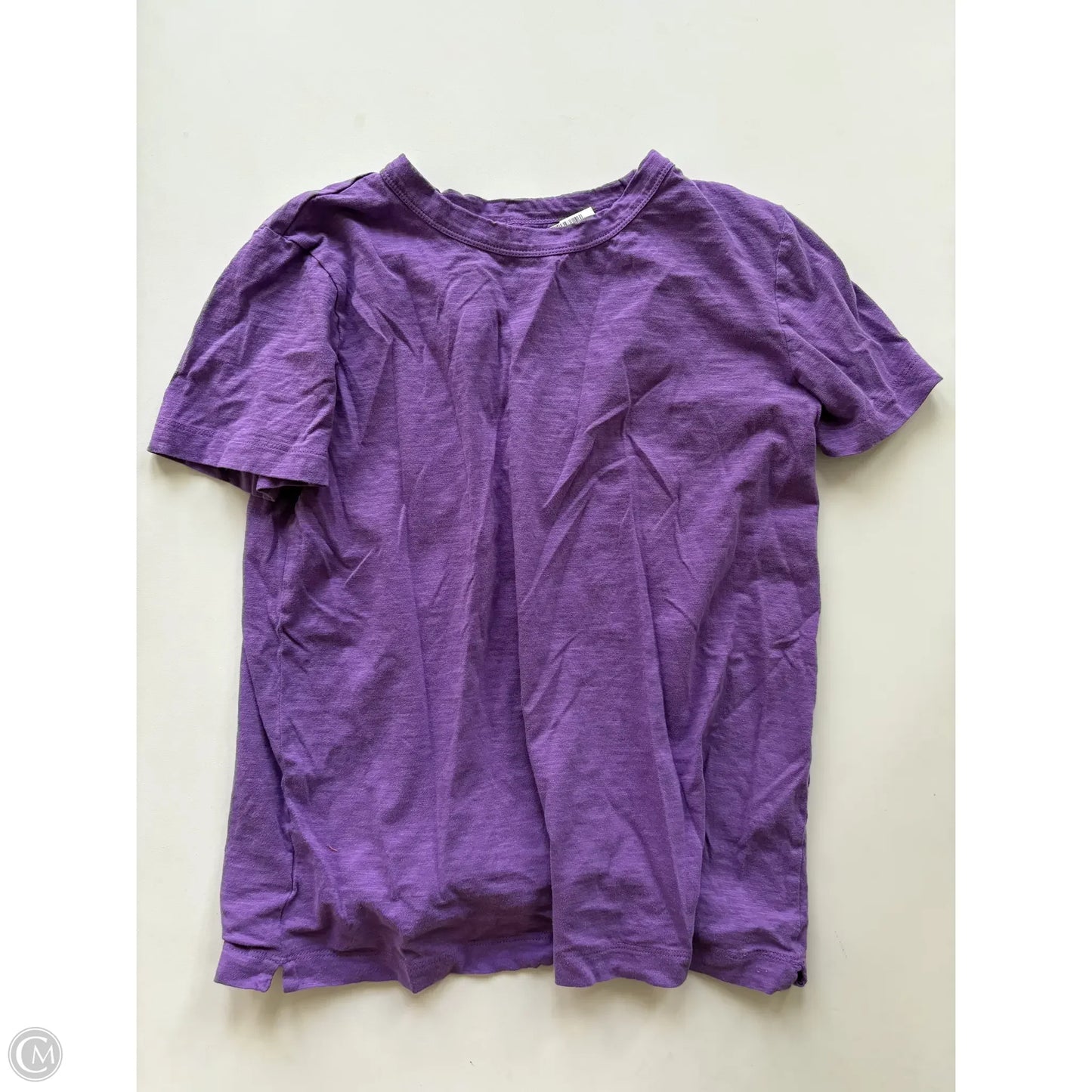 Top Short Sleeve By Loft In Purple, Size: Xs