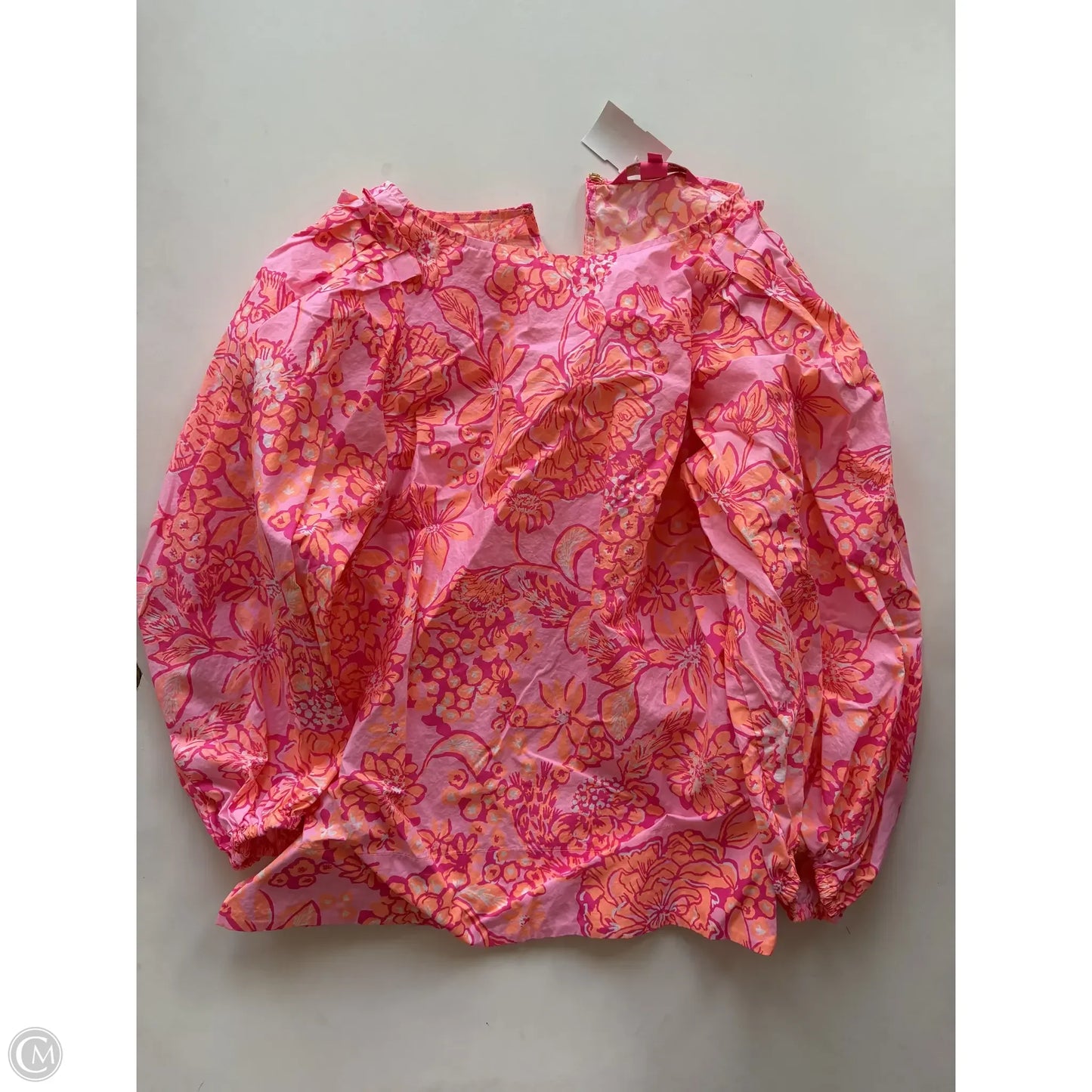 Top Long Sleeve Designer By Lilly Pulitzer In Pink, Size: Xs