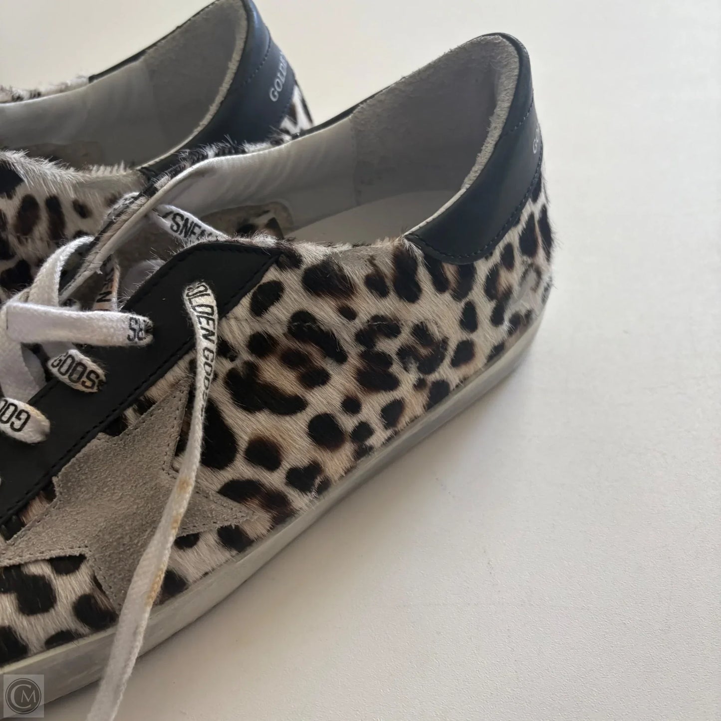 Shoes Luxury Designer By Golden Goose In Animal Print, Size: size 41