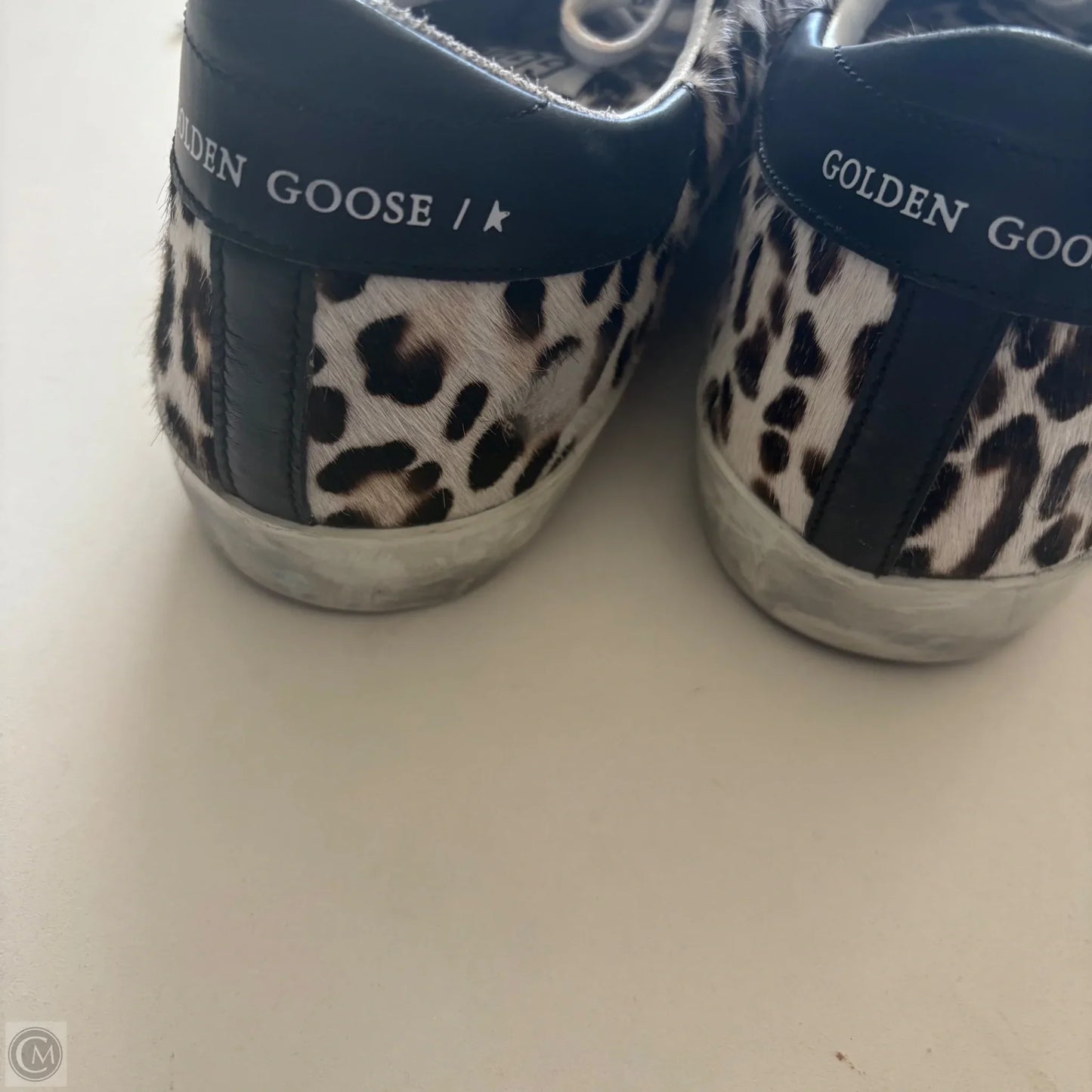 Shoes Luxury Designer By Golden Goose In Animal Print, Size: size 41