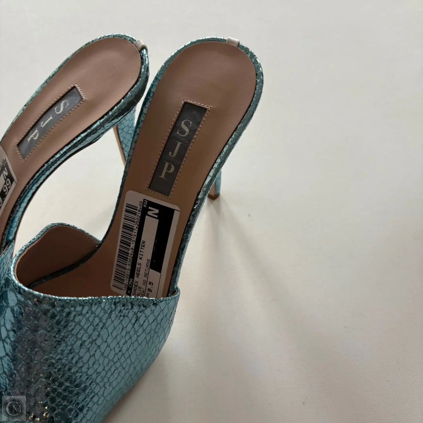 Shoes Heels Kitten By Cma In Blue, Size: 9.5