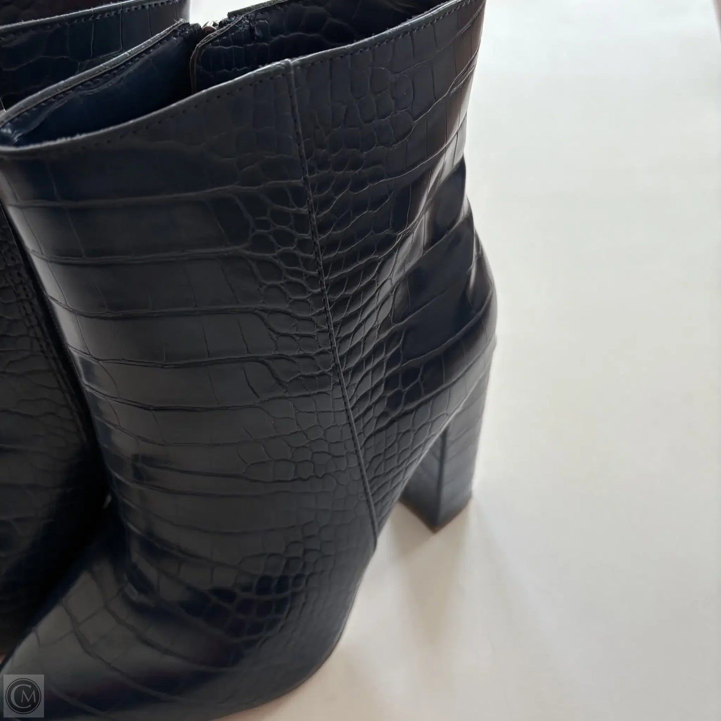 Boots Ankle Heels By Shoedazzle In Blue, Size: 8