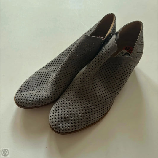 Boots Ankle Heels By Lucky Brand In Grey, Size: 9.5