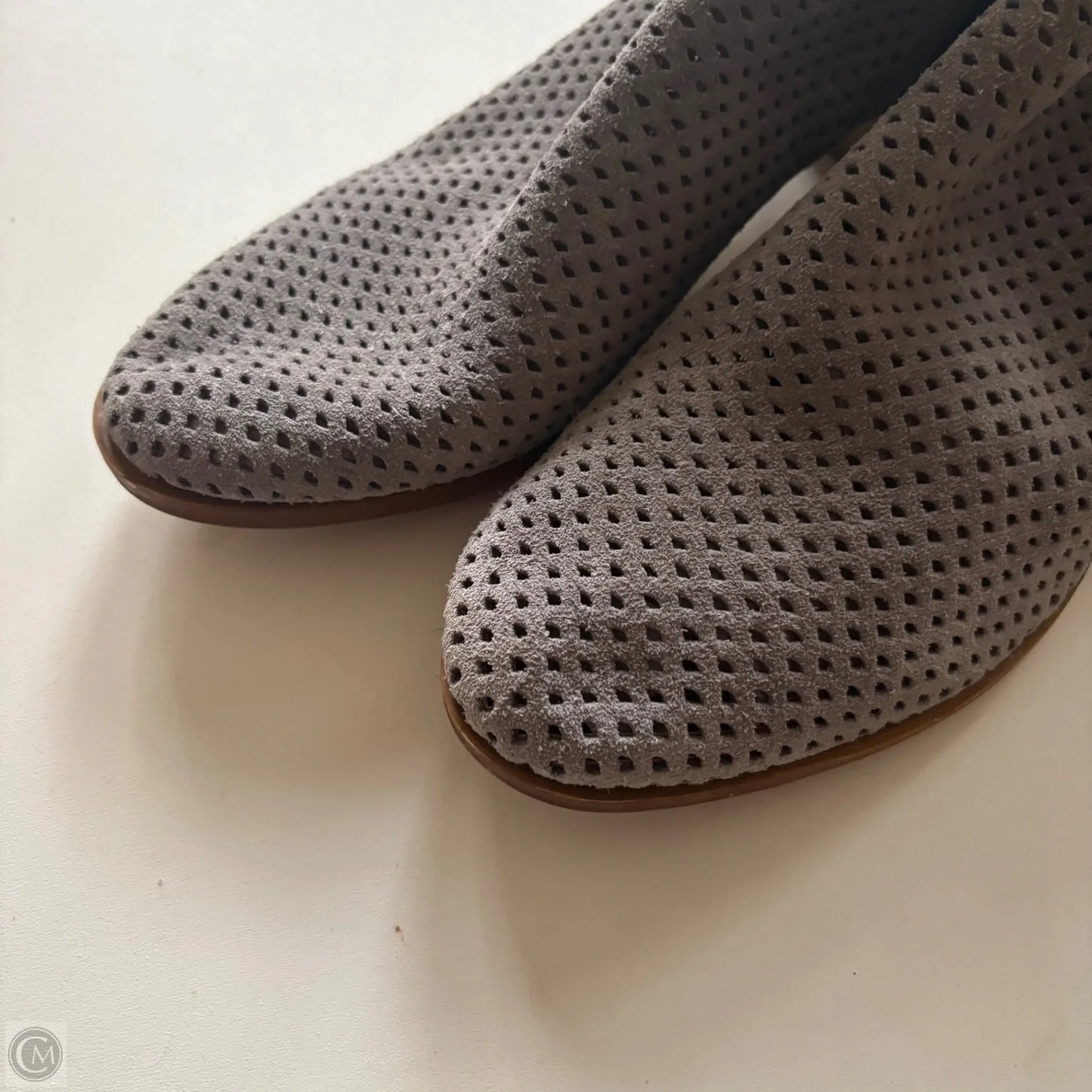 Boots Ankle Heels By Lucky Brand In Grey, Size: 9.5