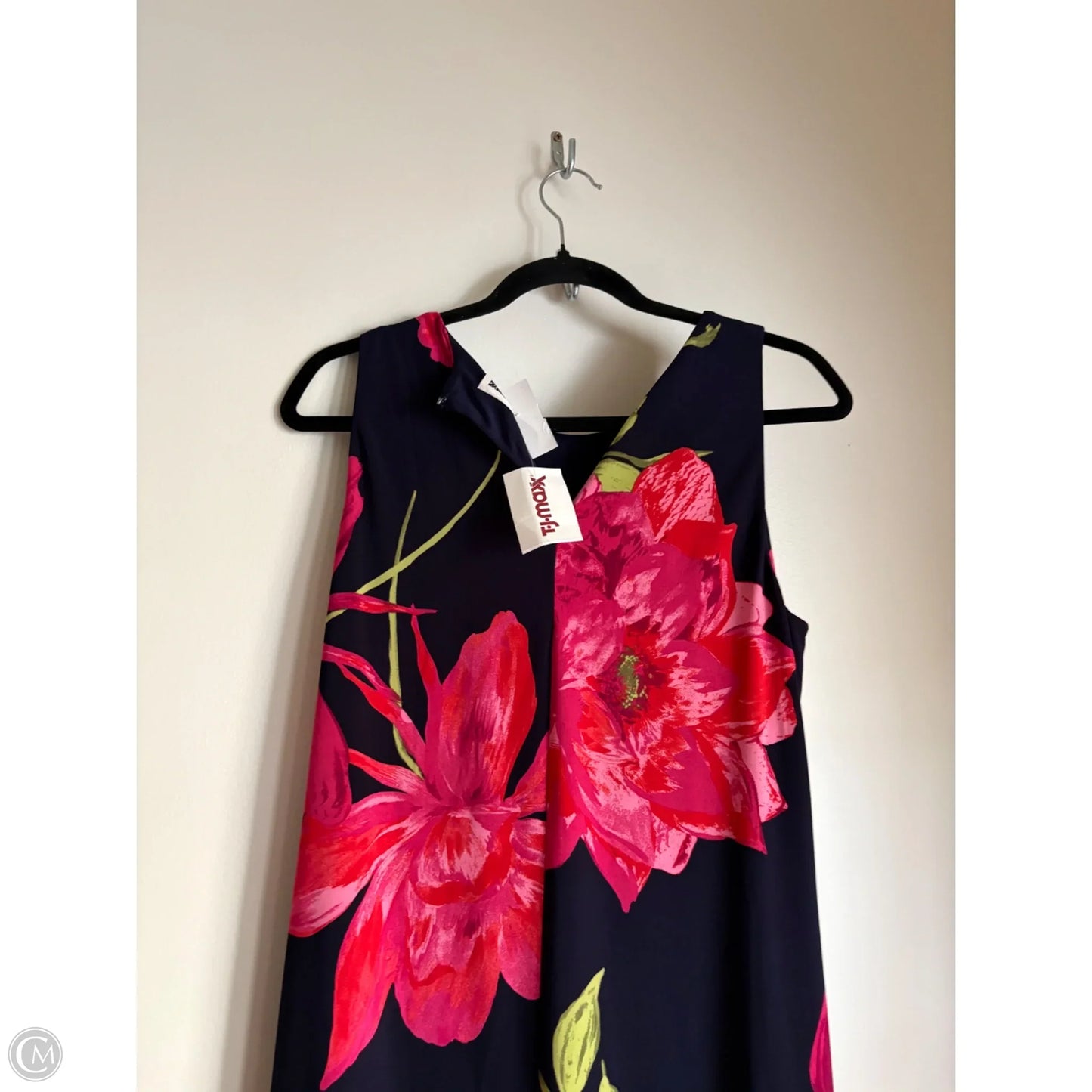 Dress Party Midi By Anne Klein In Floral Print, Size: M
