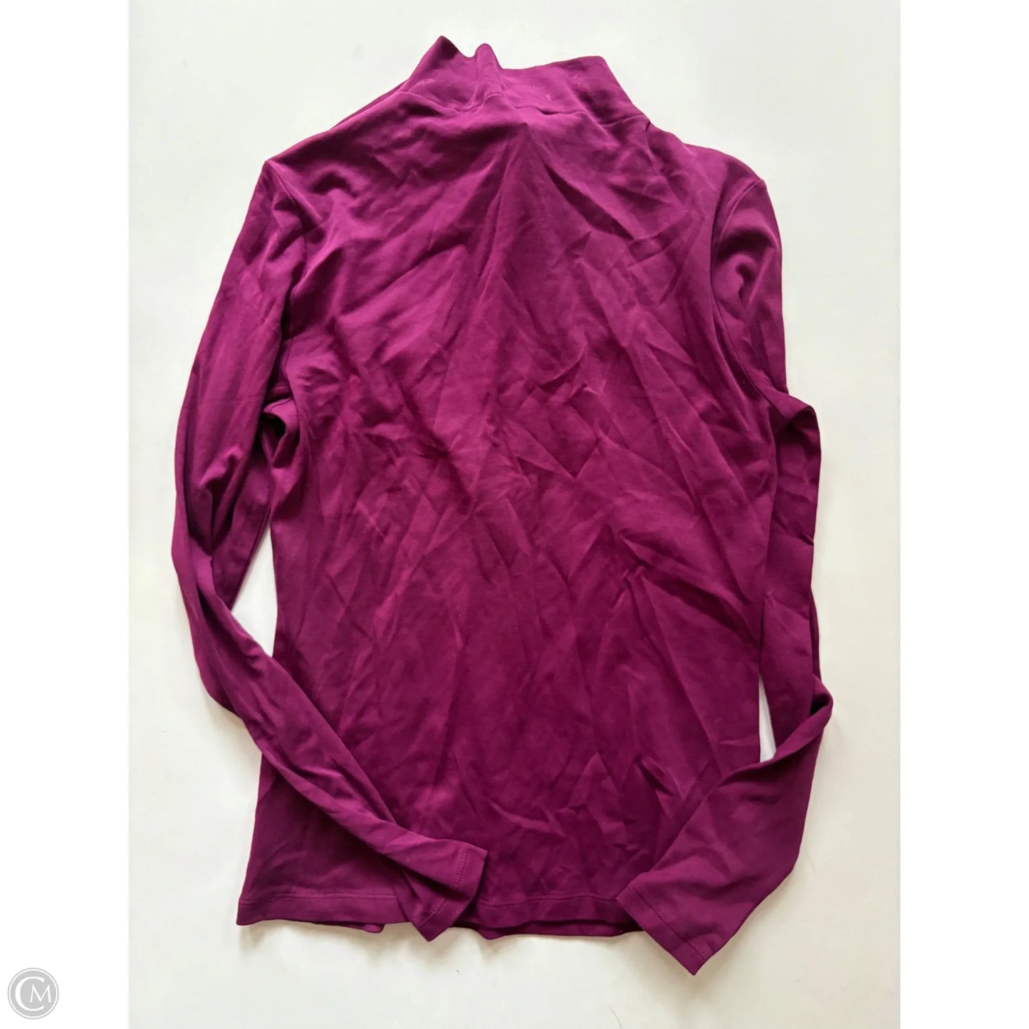 Top Long Sleeve By Ann Taylor In Purple, Size: Xs