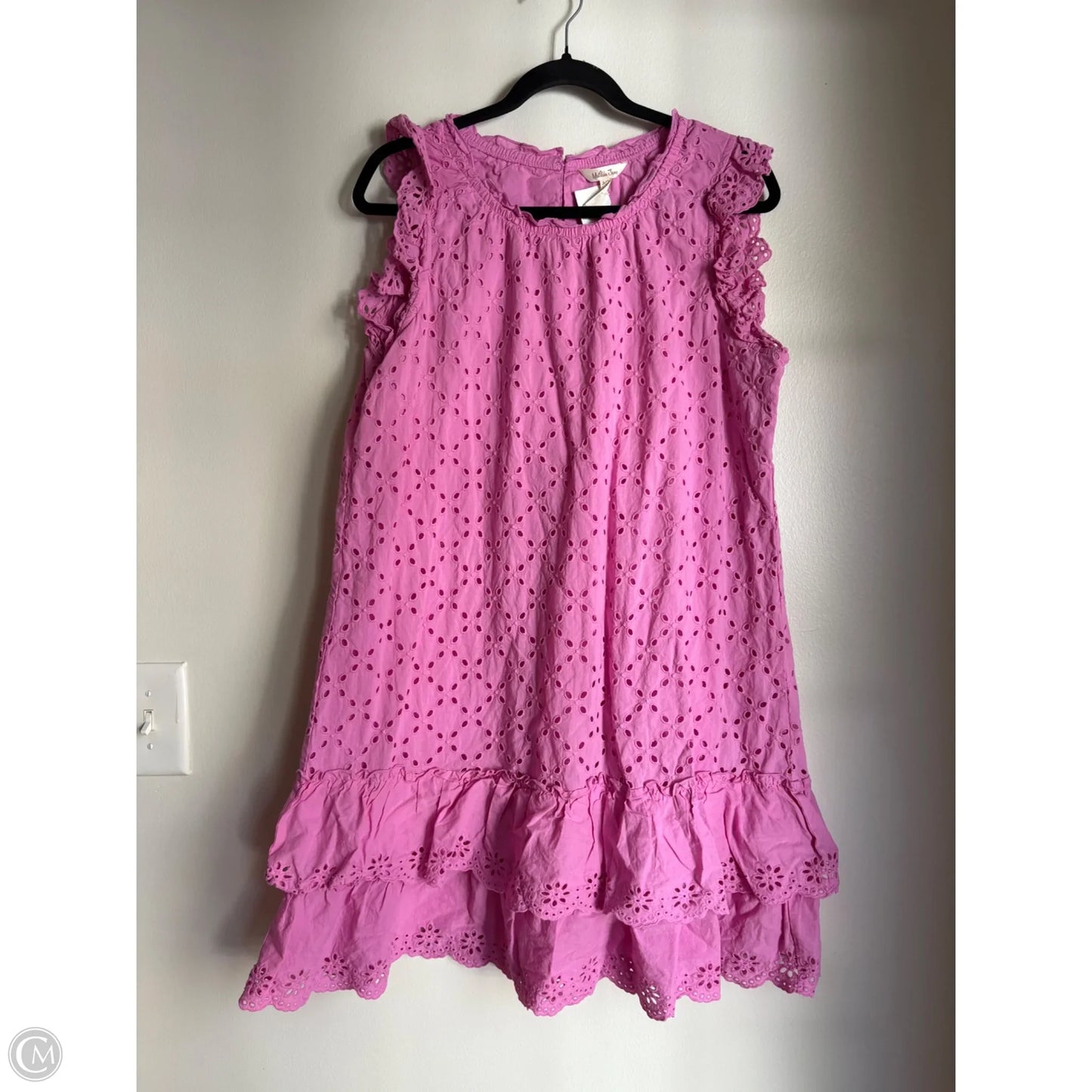 Dress Casual Midi By Matilda Jane In Pink, Size: L