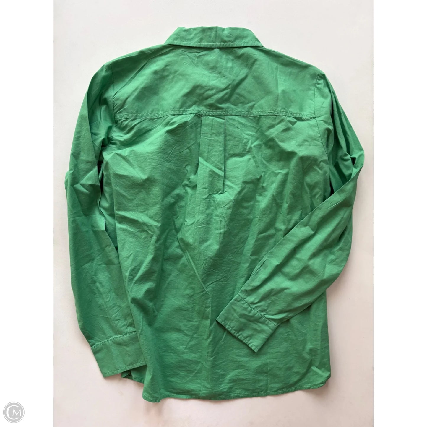 Top Long Sleeve By Loft In Green, Size: S