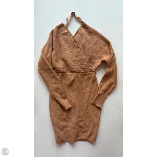 Dress Party Short By Zesica In Brown, Size: S