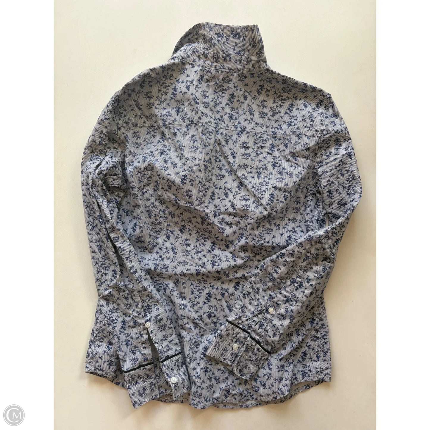 Top Long Sleeve By Brooks Brothers In Blue, Size: Xs