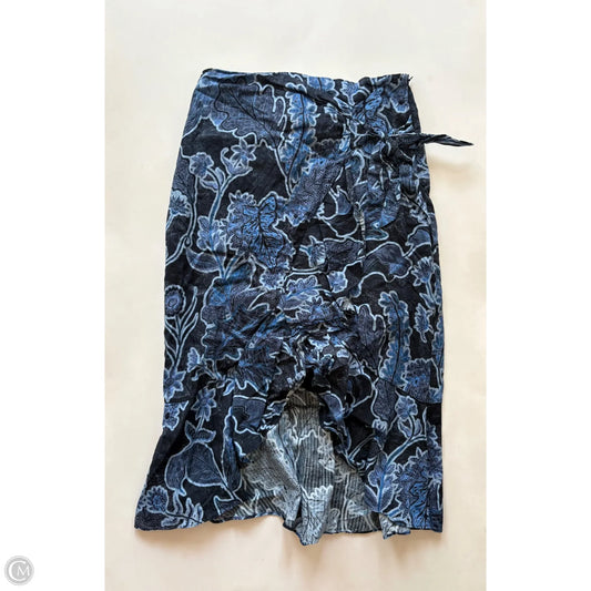 Skirt Midi By Parker In Blue, Size: 4