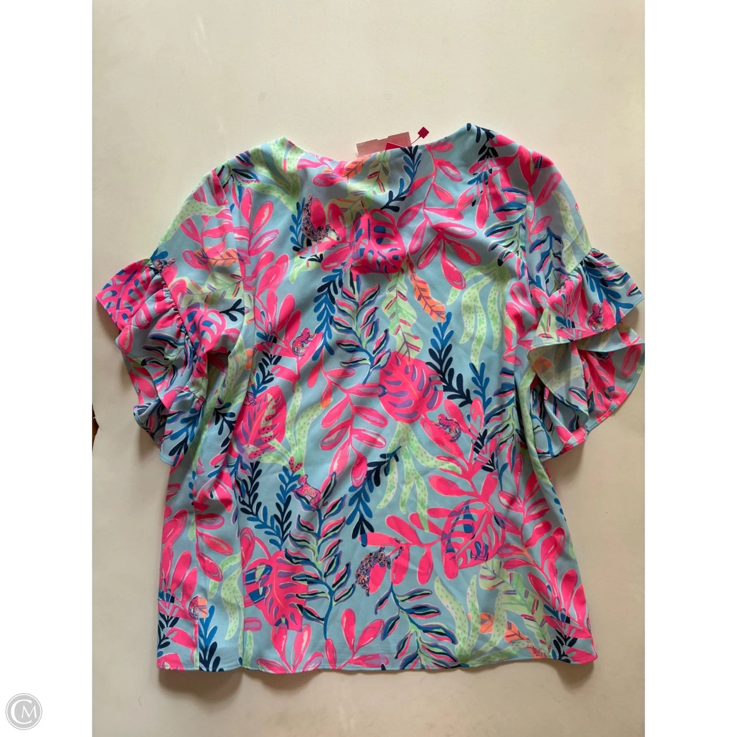 Blouse Designer By Lilly Pulitzer In Floral Print, Size: Xs