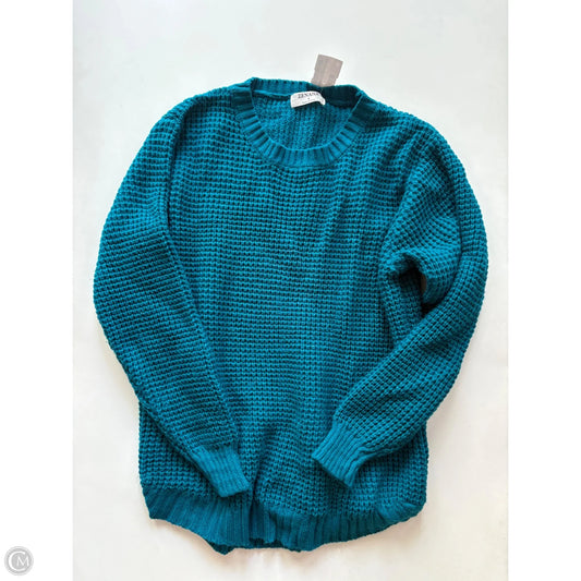Sweater By Zenana Outfitters In Blue, Size: S