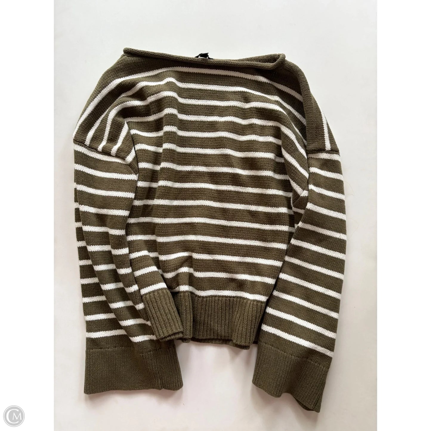 Sweater By Talbots In Striped Pattern, Size: Xl