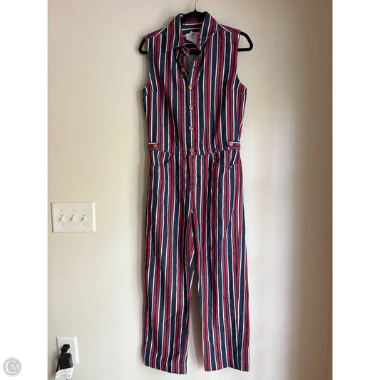 Jumpsuit By 7 For All Mankind In Striped Pattern, Size: Xs