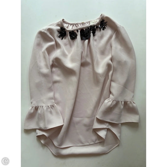 Blouse Designer By Kate Spade In Cream, Size: S