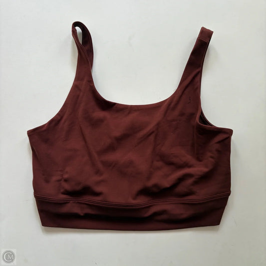 Athletic Bra By Nike In Brown, Size: M
